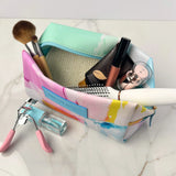 Box Makeup Cosmetic Bag in Good Times design