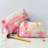 Makeup Cosmetic Bag and Makeup Pouch in Dream Big design