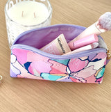 Makeup Pouch in Willow design open