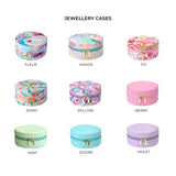 Organisation jewellery cases for travel in colour Australian artist designs