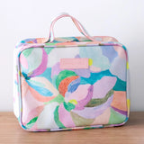 Hanging Toiletry Bag in design Romy by artist Jade Fisher